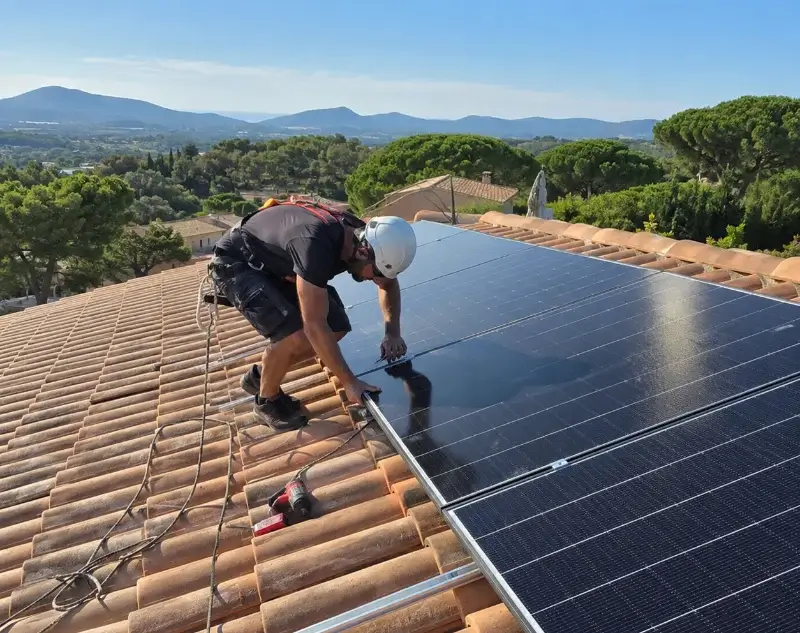 Installateur panneaux solaires Les Portes du Coglais — pose photovoltaïque sur toiture